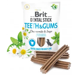 Λιχουδιές Σκύλου Brit Dental Sticks Teeth & Gums with Chamomile 251gr 7τμχ  Λιχουδιές Σκύλου Brit Dental Sticks Teeth & Gums with Chamomile 251gr 7τμχ