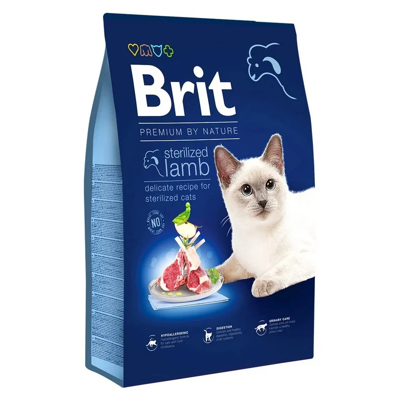 Brit Premium By Nature Cat Sterilized Lamb 8kg ΓΑΤΕΣ