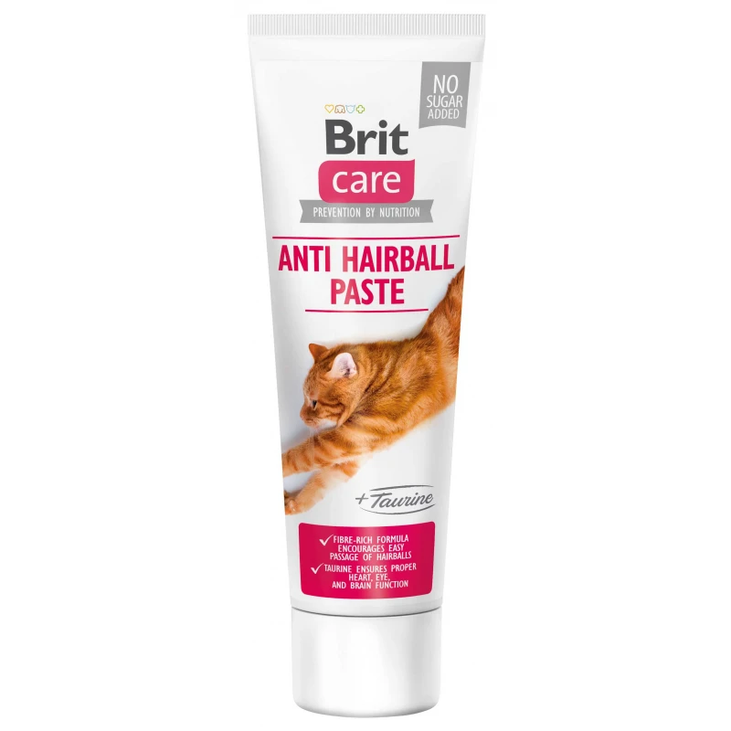Συμπλήρωμα Διατροφής για Γάτες Brit Care Cat Anti Hairball Paste 100gr ΓΑΤΕΣ