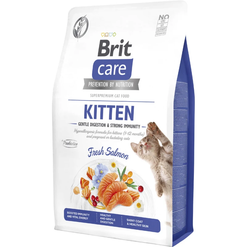 Ξηρά Τροφή Γάτας Brit Care Cat Grain Free Kitten Salmon 2kg ΓΑΤΕΣ