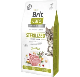 Ξηρά Τροφή Γάτας Brit Care Cat Grain Free Sterilized Immunity Support Pork 7kg Ξηρά Τροφή Γάτας Brit Care Cat Grain Free Sterilized Immunity Support Pork 7kg