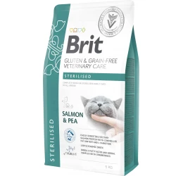 Ξηρά Τροφή Γάτας Brit Veterinary Care Cat Grain Free Sterilized Salmon & Pea 5kg