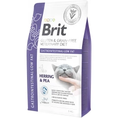 Ξηρά Τροφή Γάτας Brit Veterinary Diet Cat Grain Free Gastrointestinal-Low Fat Herring & Pea 5kg Ξηρά Τροφή Γάτας Brit Veterinary Diet Cat Grain Free Gastrointestinal-Low Fat Herring & Pea 5kg