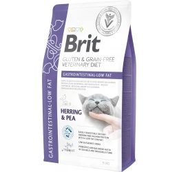 Ξηρά Τροφή Γάτας Brit Veterinary Diet Cat Grain Free Gastrointestinal-Low Fat Herring & Pea 5kg