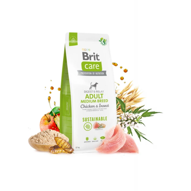 Ξηρά Τροφή Σκύλου Brit Care Sustainable Dog Adult Medium 12kg ΣΚΥΛΟΙ