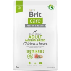 Ξηρά Τροφή Σκύλου Brit Care Sustainable Dog Adult Medium 3kg  Ξηρά Τροφή Σκύλου Brit Care Sustainable Dog Adult Medium 3kg