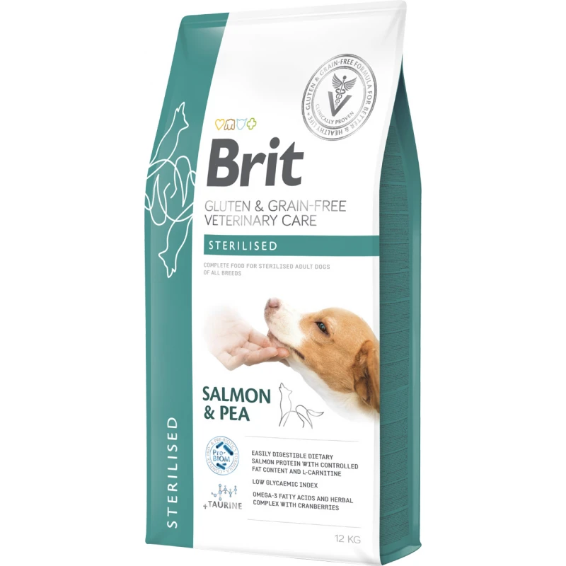 Ξηρά Τροφή Σκύλου Brit Veterinary Care Dog Grain Free Sterilised Salmon & Pea 12kg ΣΚΥΛΟΙ