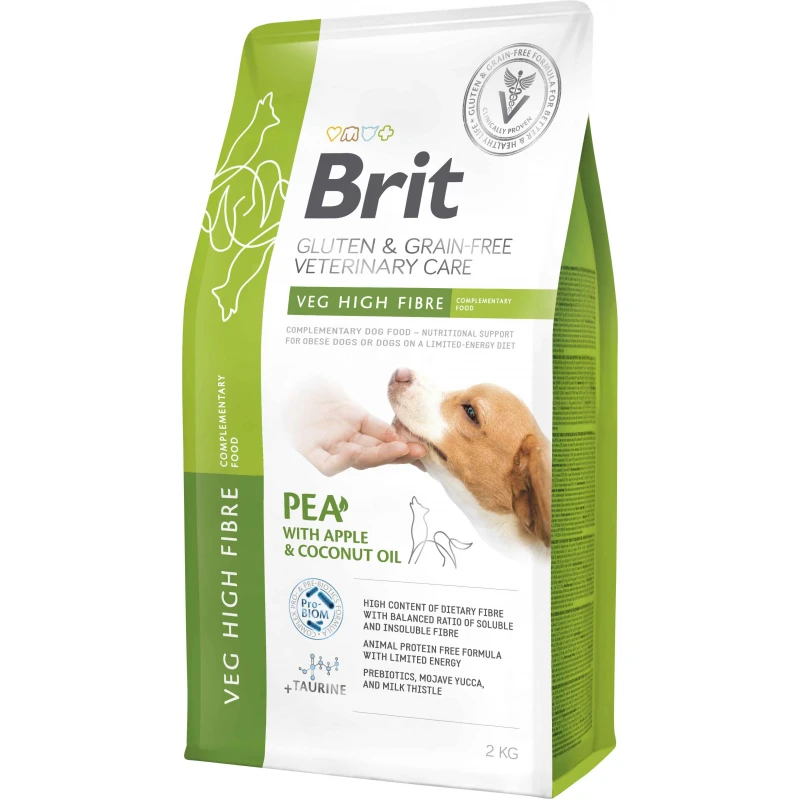Ξηρά Τροφή Σκύλου Brit Veterinary Care Dog Grain Free Veg High Fibre Pea with Apple & Coconut Oil 2kg ΣΚΥΛΟΙ