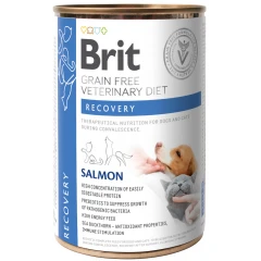Υγρή Τροφή για Σκύλους και Γάτες Brit Veterinary Diet Recovery with Salmon 400gr Υγρή Τροφή για Σκύλους και Γάτες Brit Veterinary Diet Recovery with Salmon 400gr