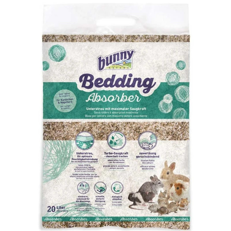 Υπόστρωμα Bunny Bedding Absorber 20lt ΜΙΚΡΑ ΖΩΑ - ΚΟΥΝΕΛΙΑ