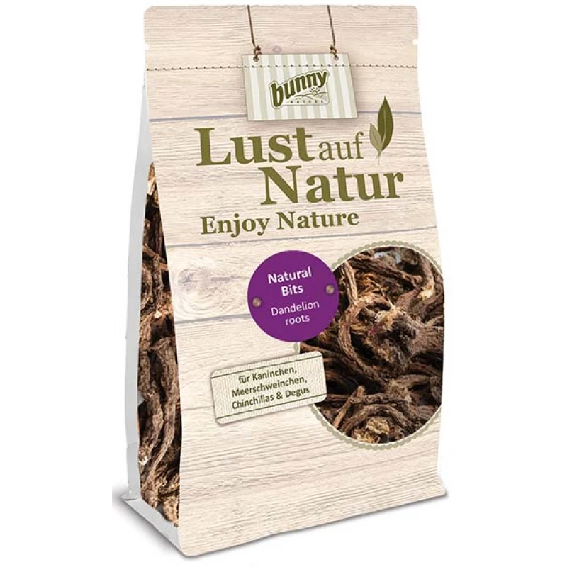 Λιχουδιά Bunny enjoy nature natural bits με ρίζες πικραλίδας 150gr ΜΙΚΡΑ ΖΩΑ - ΚΟΥΝΕΛΙΑ