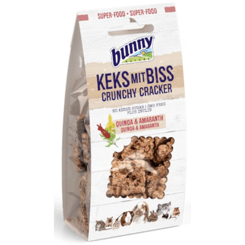 Λιχουδιά Bunny Crunchy Cracker με Κινόα & Αμάραντο 50gr ΜΙΚΡΑ ΖΩΑ - ΚΟΥΝΕΛΙΑ