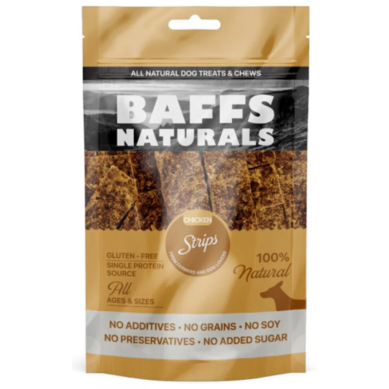 Λιχουδιές Σκύλου Baffs Naturals Chicken Strips 100gr Σκύλοι Λιχουδιές Σκύλου Baffs Naturals Chicken Strips 100gr Σκύλοι