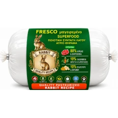 Φρεσκομαγειρεμένη Τροφή Barffood Fresco Pasteurized Κουνέλι 500gr