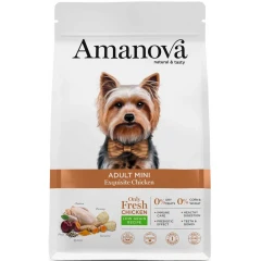 Ξηρά Τροφή Σκύλου Amanova Adult Mini Exquisite Chicken 2kg με Κοτόπουλο