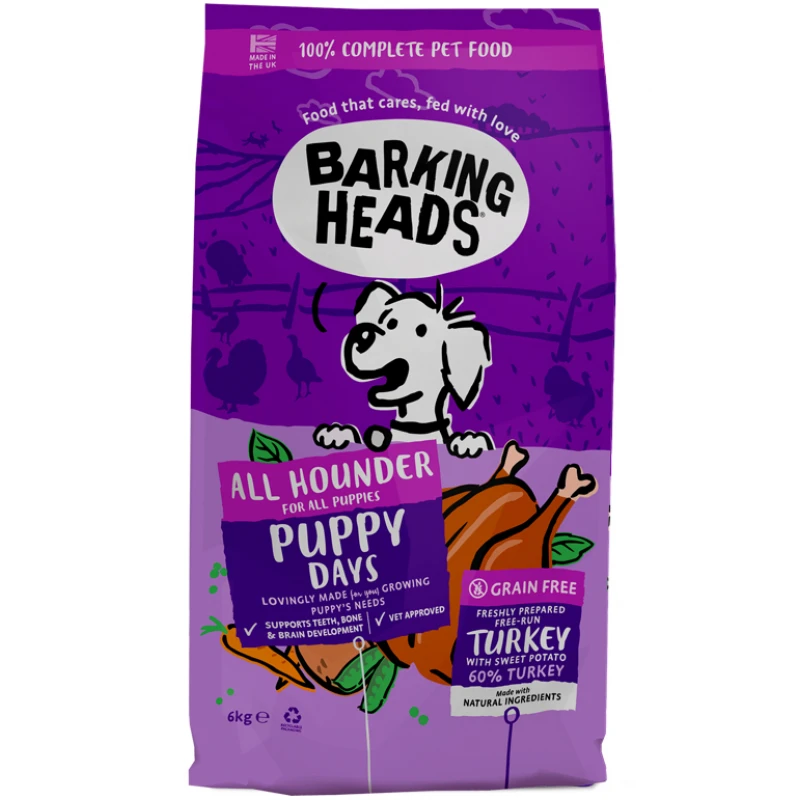 Barking Heads All Hounder Puppy Days Turkey 6kg Σκύλοι