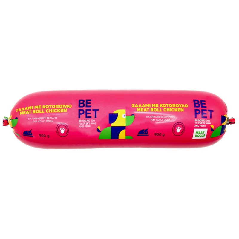 Be Pet Σαλάμι Adult Dog με Κοτόπουλο 900gr Σκύλοι Be Pet Σαλάμι Adult Dog με Κοτόπουλο 900gr Σκύλοι