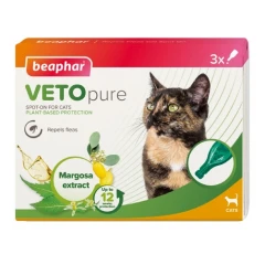 Beaphar Veto Pure Spot-on Φυτικές Αντιπαρασιτικές Αμπούλες Γάτας 3τμχ Beaphar Veto Pure Spot-on Φυτικές Αντιπαρασιτικές Αμπούλες Γάτας 3τμχ