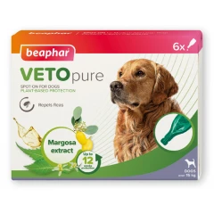 Beaphar Veto Pure Spot-on Φυτικές Αντιπαρασιτικές Αμπούλες Σκύλου M-L 6τμχ Beaphar Veto Pure Spot-on Φυτικές Αντιπαρασιτικές Αμπούλες Σκύλου M-L 6τμχ