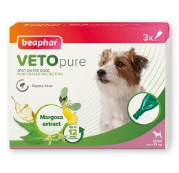 Beaphar Veto Pure Spot-on Φυτικές Αντιπαρασιτικές Αμπούλες Σκύλου S 3τμχ Beaphar Veto Pure Spot-on Φυτικές Αντιπαρασιτικές Αμπούλες Σκύλου S 3τμχ