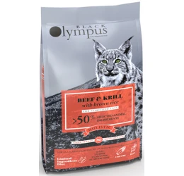 Black Olympus Low Grain Cat Sterilized Beef & Krill 1,5kg Black Olympus Low Grain Cat Sterilized Beef & Krill 1,5kg