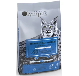Black Olympus Low Grain Cat Sterilized Hering & Krill 1,5kg Black Olympus Low Grain Cat Sterilized Hering & Krill 1,5kg