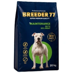Ξηρά Τροφή Σκύλου Breeder77 Maintenance 20kg