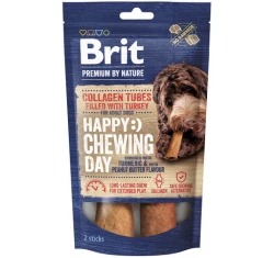 Λιχουδιά Σκύλου BRIT PR Collagen Tubes Filled With Turkey 2τμχ / 80g Λιχουδιά Σκύλου BRIT PR Collagen Tubes Filled With Turkey 2τμχ / 80g