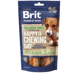 Λιχουδιά Σκύλου BRIT PR Collagen Tubes Turmeric & Peanut Butter 2τμχ / 60g Λιχουδιά Σκύλου BRIT PR Collagen Tubes Turmeric & Peanut Butter 2τμχ / 60g