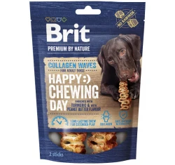 Λιχουδιά Σκύλου BRIT PR Collagen Waves Turmeric & Peanut Butter 2τμχ / 45g Λιχουδιά Σκύλου BRIT PR Collagen Waves Turmeric & Peanut Butter 2τμχ / 45g