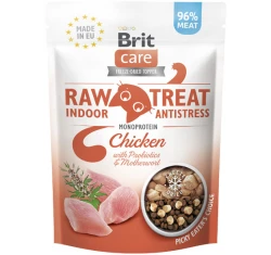 Λιχουδιές Γάτας Brit Care Cat Raw Treat Indoor & Antistress Chicken 40gr