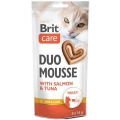 Λιχουδιές Γάτας Brit Care Duo Mousse with Salmon & Tuna 4x14gr Λιχουδιές Γάτας Brit Care Duo Mousse with Salmon & Tuna 4x14gr