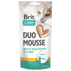 Λιχουδιές Γάτας Brit Care Duo Mousse with Whitefish & Tuna 4x14gr Λιχουδιές Γάτας Brit Care Duo Mousse with Whitefish & Tuna 4x14gr