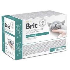 Brit VC Grain Free Cat Fillets in Gravy Sterilised Φακελάκια 12x85gr Brit VC Grain Free Cat Fillets in Gravy Sterilised Φακελάκια 12x85gr