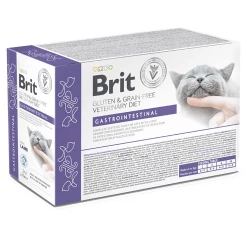 Brit VD Grain Free Cat Fillets in Gravy Gastrointestinal Φακελάκια 12x85gr