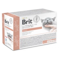 Brit VD Grain Free Cat Fillets in Gravy Renal Φακελάκια 12x85gr Brit VD Grain Free Cat Fillets in Gravy Renal Φακελάκια 12x85gr