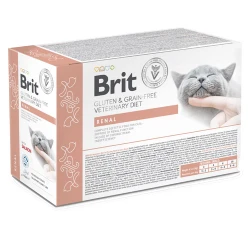 Brit VD Grain Free Cat Fillets in Gravy Renal Φακελάκια 12x85gr Brit VD Grain Free Cat Fillets in Gravy Renal Φακελάκια 12x85gr