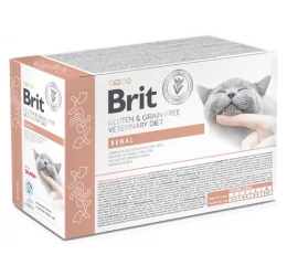 Brit VD Grain Free Cat Fillets in Gravy Renal Φακελάκια 12x85gr Brit VD Grain Free Cat Fillets in Gravy Renal Φακελάκια 12x85gr