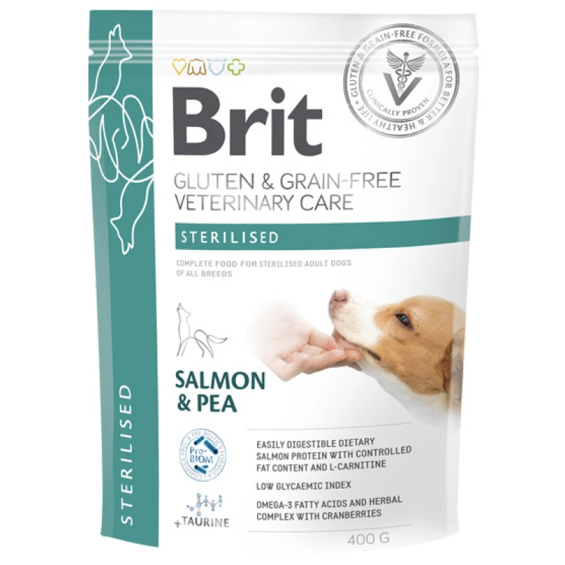 Ξηρά Τροφή Σκύλου Brit Veterinary Care Dog Grain Free Sterilised Salmon & Pea 400gr Σκύλοι Ξηρά Τροφή Σκύλου Brit Veterinary Care Dog Grain Free Sterilised Salmon & Pea 400gr Σκύλοι