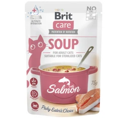 Brit Care Cat Soup with Salmon 75gr Brit Care Cat Soup with Salmon 75gr