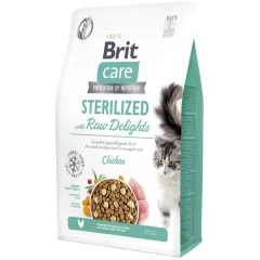 Brit Care Cat Sterilised with Raw Delights Chicken 2kg