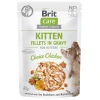 Brit Care Kitten Chicken Fillets in Gravy 85gr Γάτες