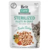 Brit Care Sterilized Cat Turkey Fillets in Gravy 85gr Γάτες