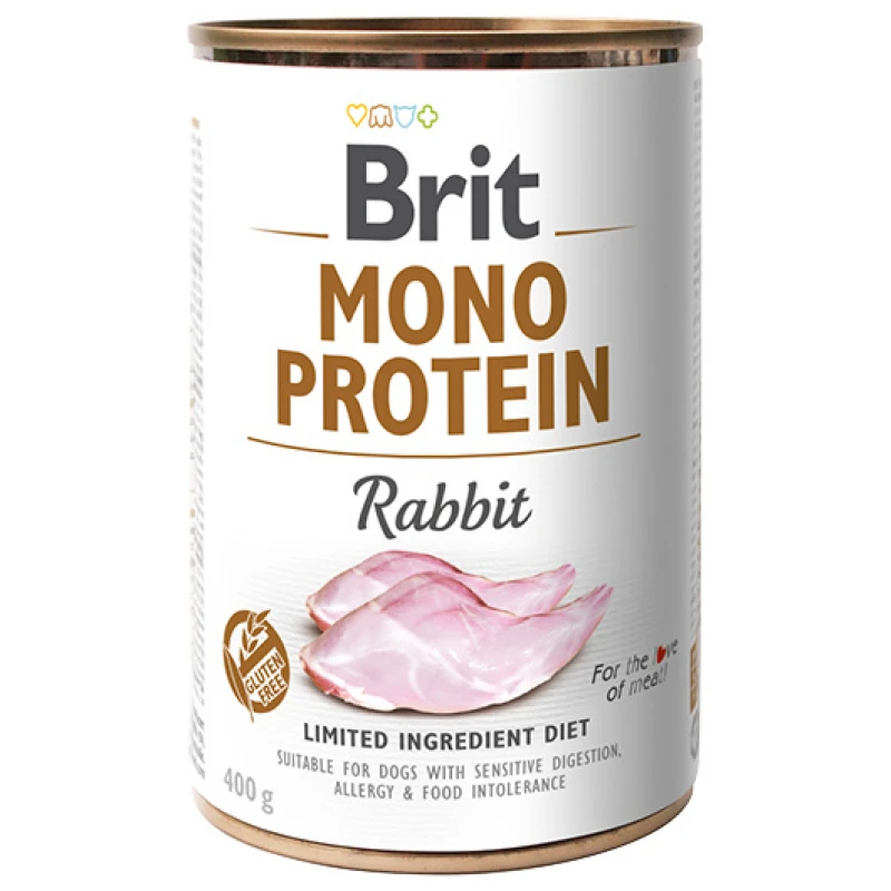 Brit Κονσέρβα Σκύλου Monoprotein Rabbit 400gr Σκύλοι