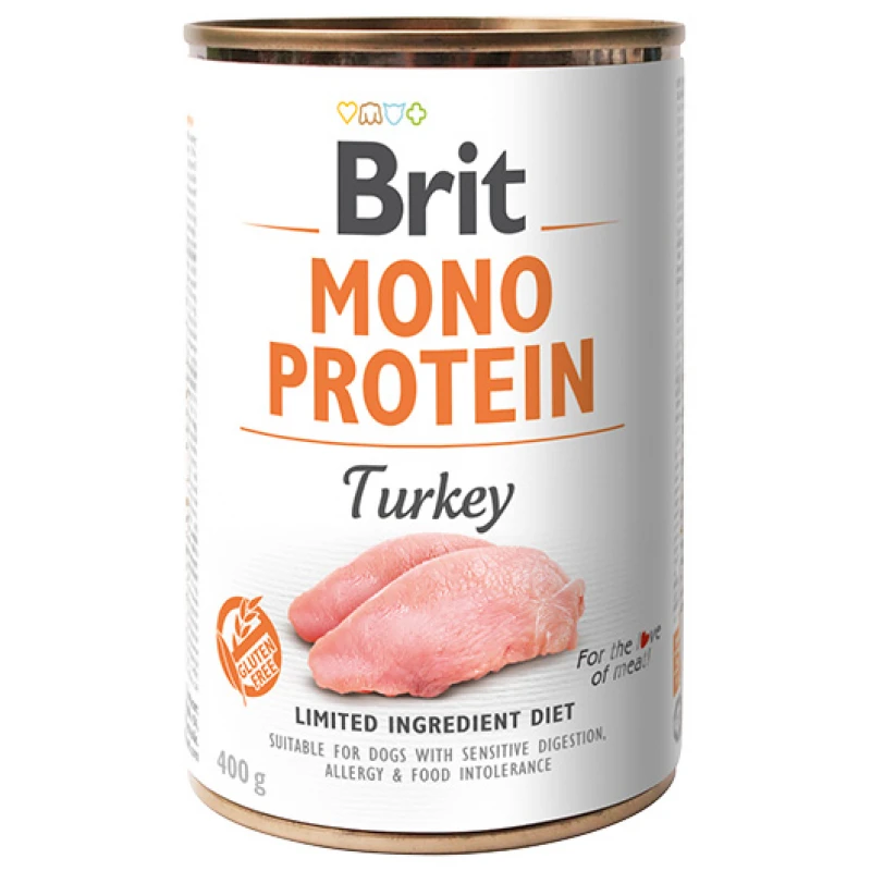 Brit Κονσέρβα Σκύλου Monoprotein Turkey 400gr Σκύλοι