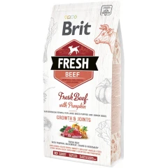 Ξηρά Τροφή Σκύλου Brit Fresh Beef Junior Growth & Joints 2,5kg