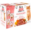 Υγρή Τροφή Γάτας Brit Care Fillets in Gravy Πολυσυσκευασία 12x85gr