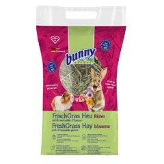Χόρτο Bunny Freshgrass Hay Με Άνθη Λουλουδιών 500gr