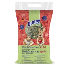 Χόρτο Bunny Freshgrass Hay Με Μήλο 500gr