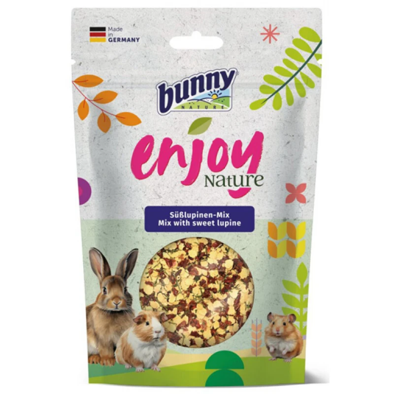 Λιχουδιά Bunny Enjoy Nature Mix Μείγμα με Γλυκό Λούπινο 100gr Μικρά Ζώα - Κουνέλια Λιχουδιά Bunny Enjoy Nature Mix Μείγμα με Γλυκό Λούπινο 100gr Μικρά Ζώα - Κουνέλια